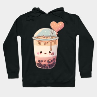 Valentine's day Bubble tea Couples boyfriend and girlfriend husband and wife lovers gift idea Hoodie